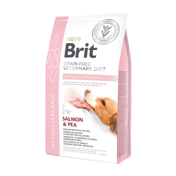 Brit Care Veterinary Diet Hipoalerjenik Cilt Sağlığı Destekleyici Tahılsız Köpek Maması 2kg