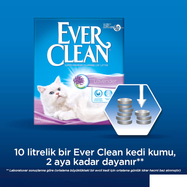 Ever Clean Lavender Lavanta Kokulu Kedi Kumu 10lt — görsel 6