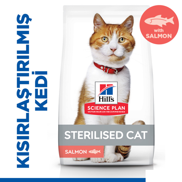 Hill's SCIENCE PLAN Somonlu Kısırlaştırılmış Yetişkin Kedi Maması 8kg + 2kg HEDİYE! — görsel 2