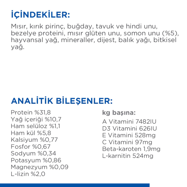 Hill's SCIENCE PLAN Somonlu Kısırlaştırılmış Yetişkin Kedi Maması 8kg + 2kg HEDİYE! — görsel 4