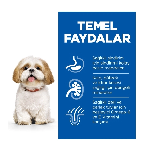 Hill's SCIENCE PLAN 7+ Tavuklu ve Hindili Küçük Irk Yaşlı Köpek Maması 1,5kg — görsel 3