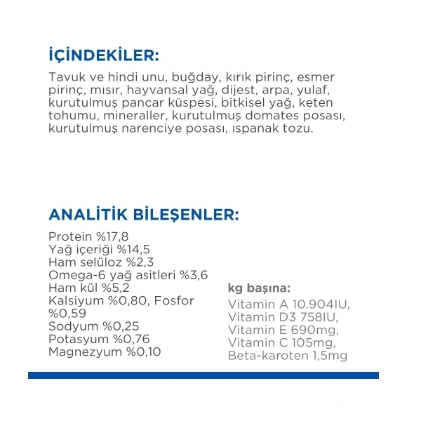 Hill's SCIENCE PLAN 7+ Tavuklu ve Hindili Küçük Irk Yaşlı Köpek Maması 1,5kg — görsel 4
