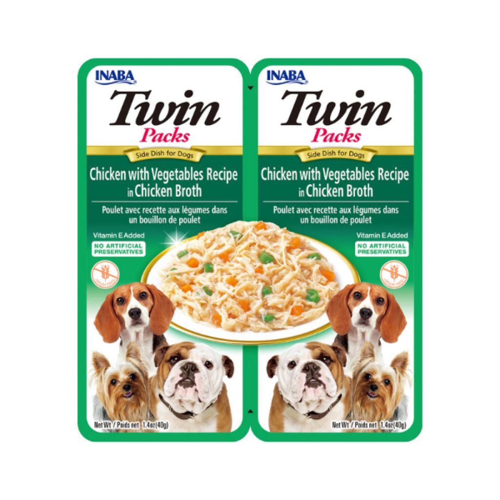 INABA Churu Twin Packs Tavuklu Sebzeli Köpek Çorbası 40gr (2 Adet)