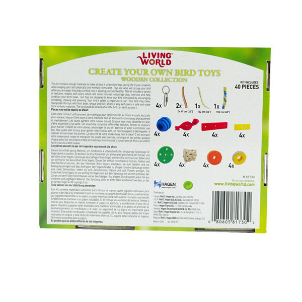 Living World Ahşap Kuş Oyuncağı Yapma Seti — görsel 3