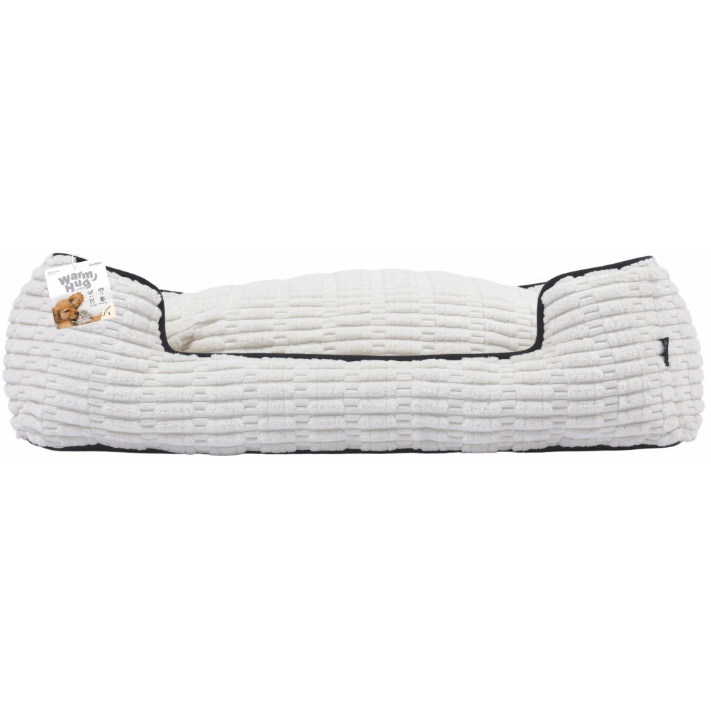 M-Pets Warm Hug Kedi ve Köpek Yatağı 65x55x20cm (Beyaz) [M] — görsel 6