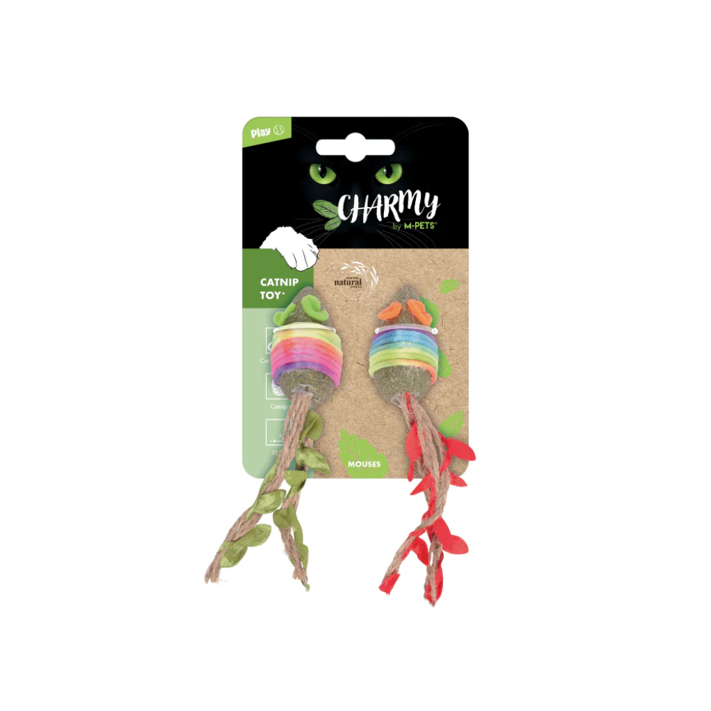 M-Pets Catnipli Fare Kedi Oyuncağı 13cm (2'li) — görsel 2