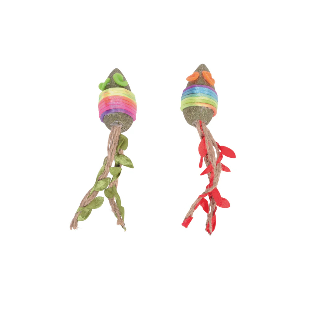 M-Pets Catnipli Fare Kedi Oyuncağı 13cm (2'li)