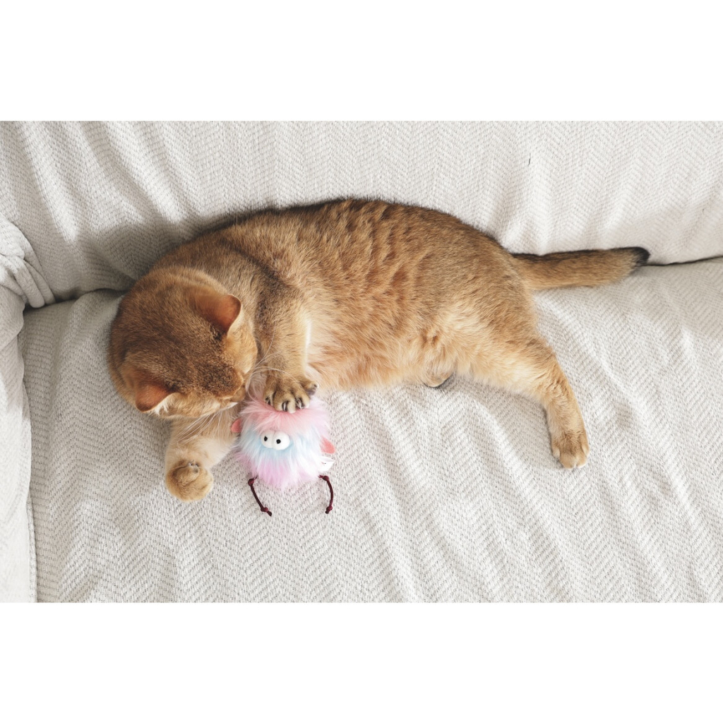 M-Pets Fluffy Loo Catnipli Kedi Oyuncağı 10x7x5,5cm (Karışık Renkli) — görsel 5