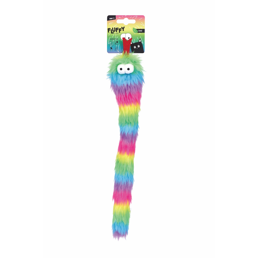 M-Pets Fluffy Zaz Catnipli Peluş Kedi Oyuncağı 37x6x3cm