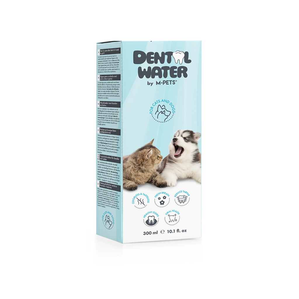 M-Pets Kedi ve Köpekler İçin Ağız ve Diş Bakım Suyu 300ml — görsel 2