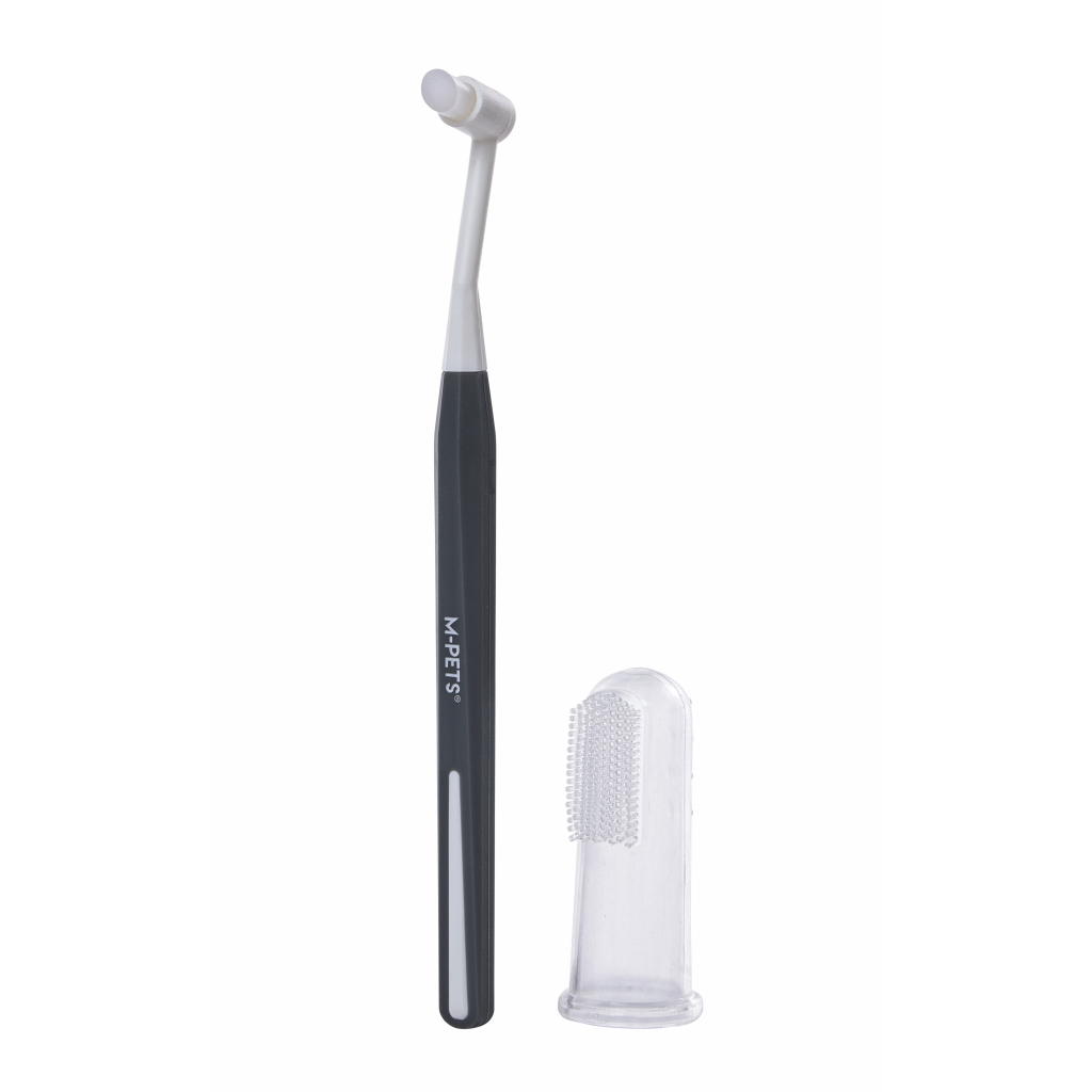 M-Pets Dental Kedi ve Köpekler İçin Diş Fırçası Seti (2'li) — görsel 3