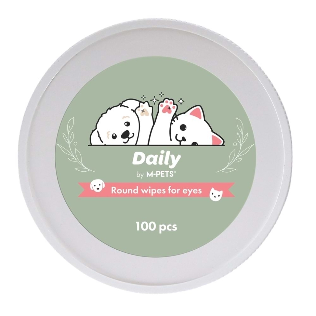 M-Pets Daily Kedi ve Köpekler İçin Göz Çevresi Temizleme Pedi (100'lü) — görsel 3