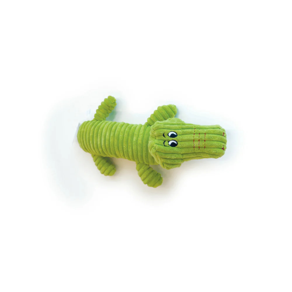 M-Pets Peluş Timsah Köpek Oyuncağı 32x17x9cm (Yeşil) — görsel 2