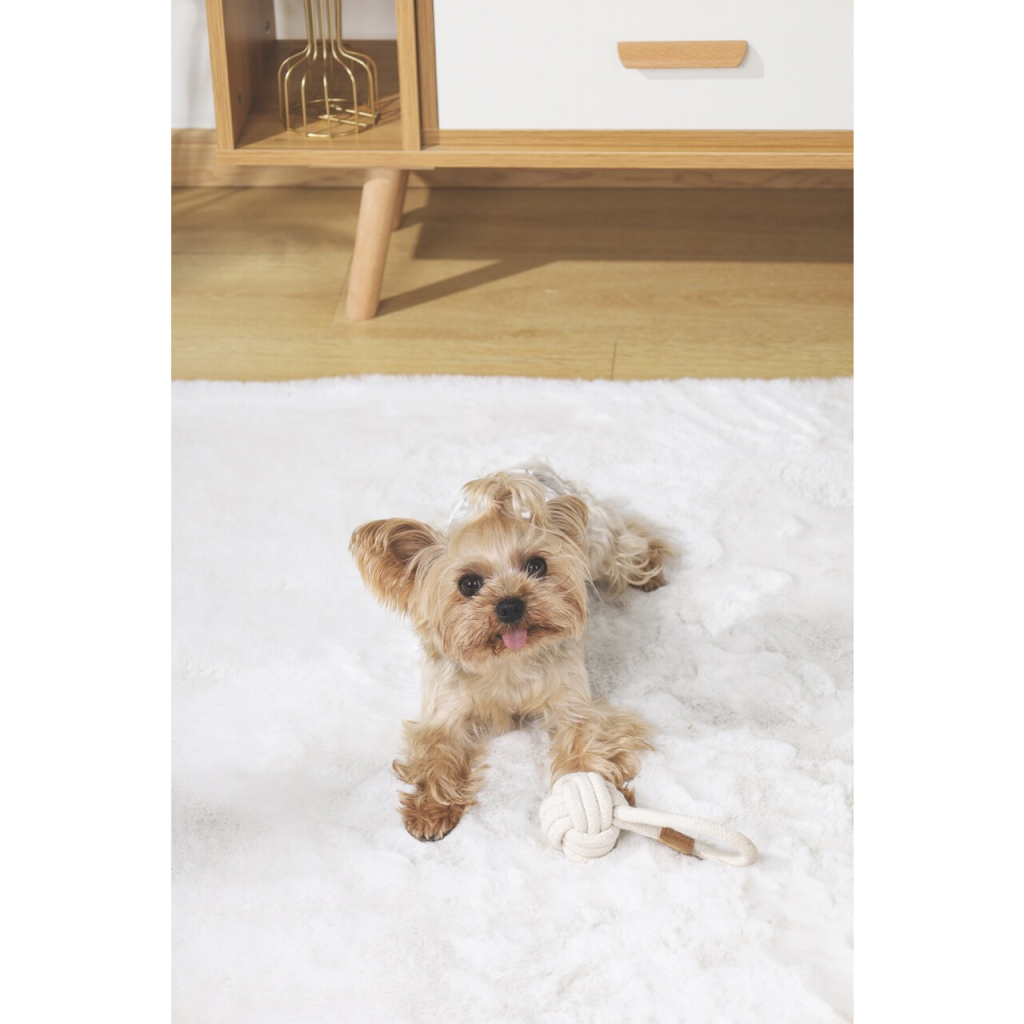 M-Pets Örgü Top Köpek Oyuncağı 6,5cm (Beyaz) — görsel 2