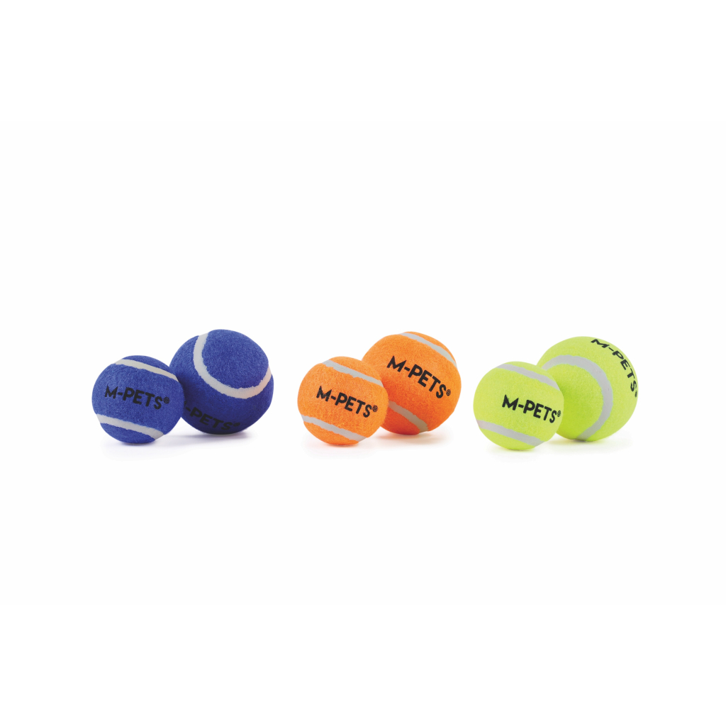 M-Pets Hop Tenis Topu Köpek Oyuncağı 5cm (3'lü) (Mavi) — görsel 2