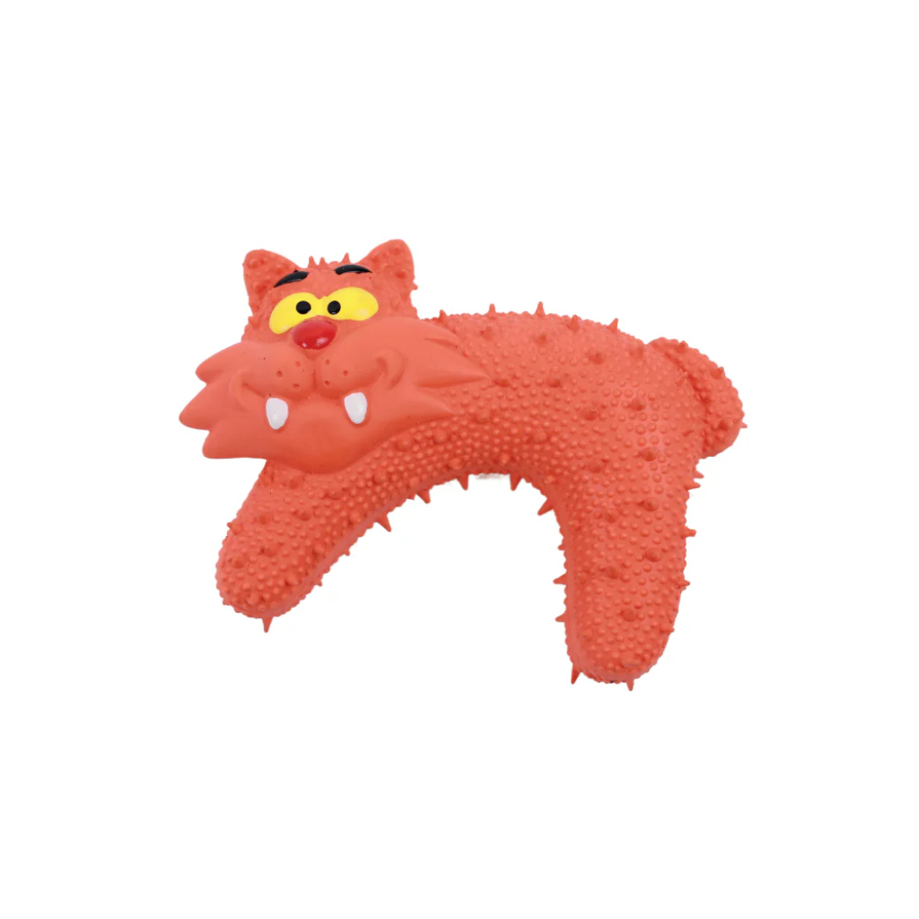 M-Pets Halloween Vampir Kedi Kauçuk Köpek Oyuncağı 14x5x10cm (Turuncu)