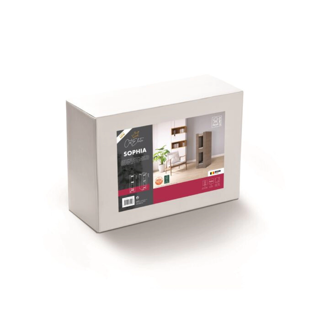 M-Pets Catelite Sophia Tırmalama Tahtalı Kedi Evi 50x40x120cm — görsel 2