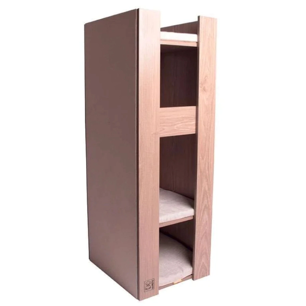 M-Pets Catelite Sophia Tırmalama Tahtalı Kedi Evi 50x40x120cm — görsel 4