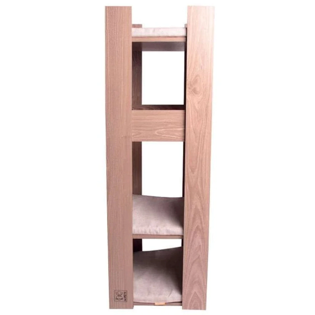 M-Pets Catelite Sophia Tırmalama Tahtalı Kedi Evi 50x40x120cm — görsel 3