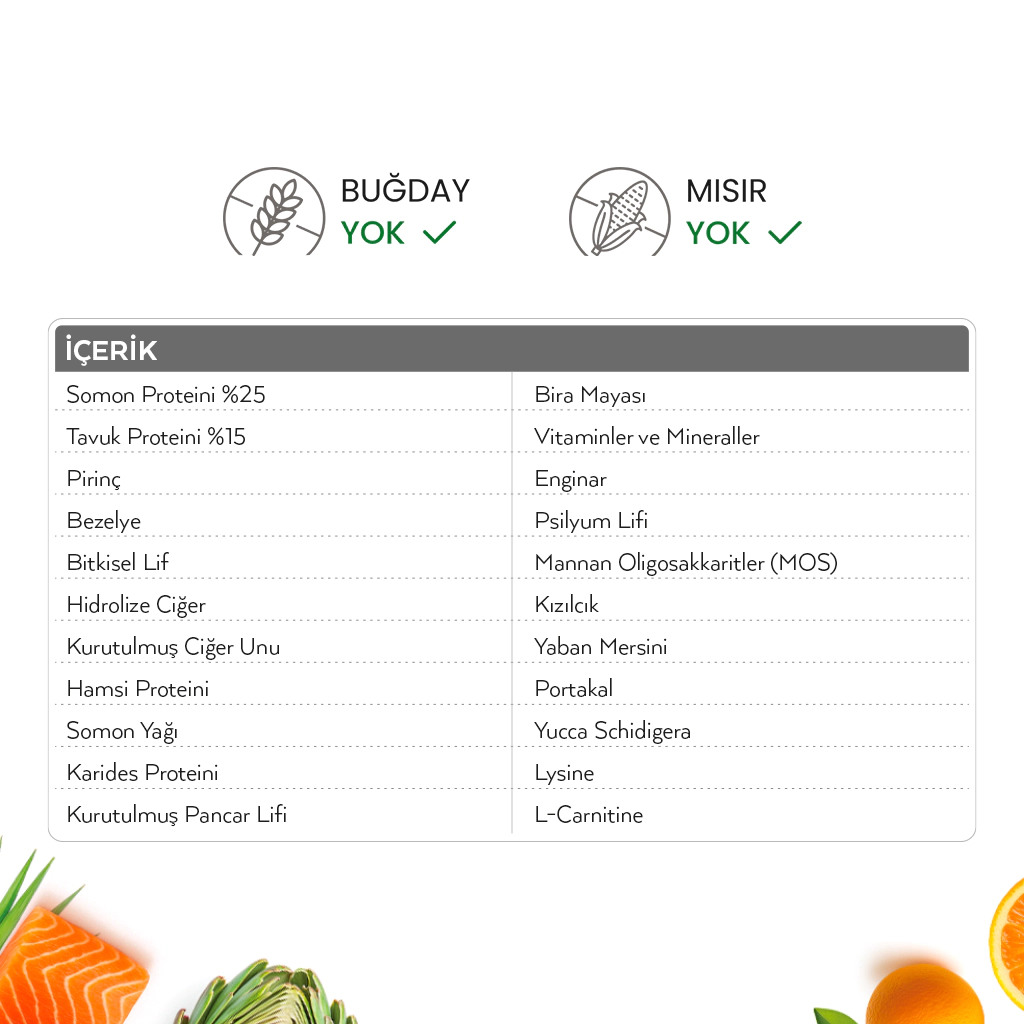 Petlebi Somonlu Kısırlaştırılmış Kedi Maması 2kg — görsel 5