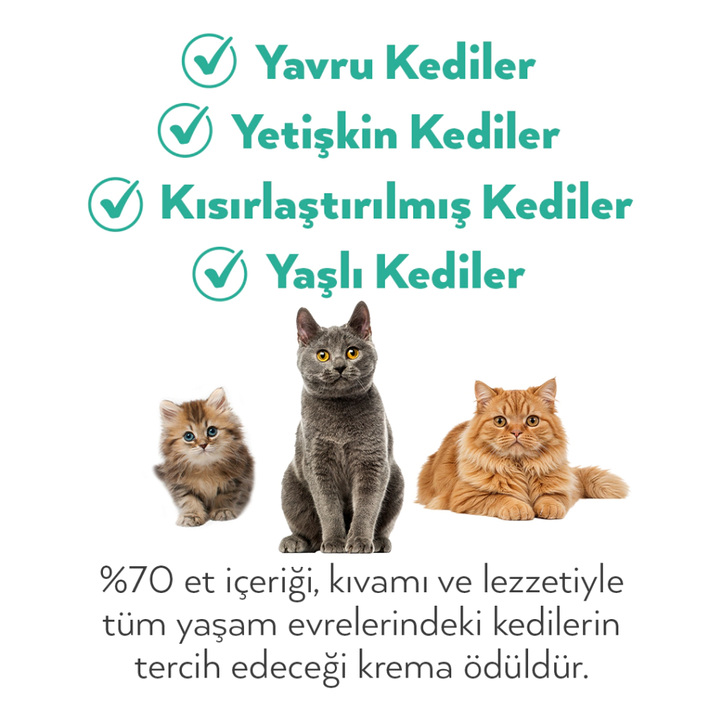 Petlebi Karışık Çeşitli Krema Kedi Ödül Maması 14gr (30 Adet) — görsel 4