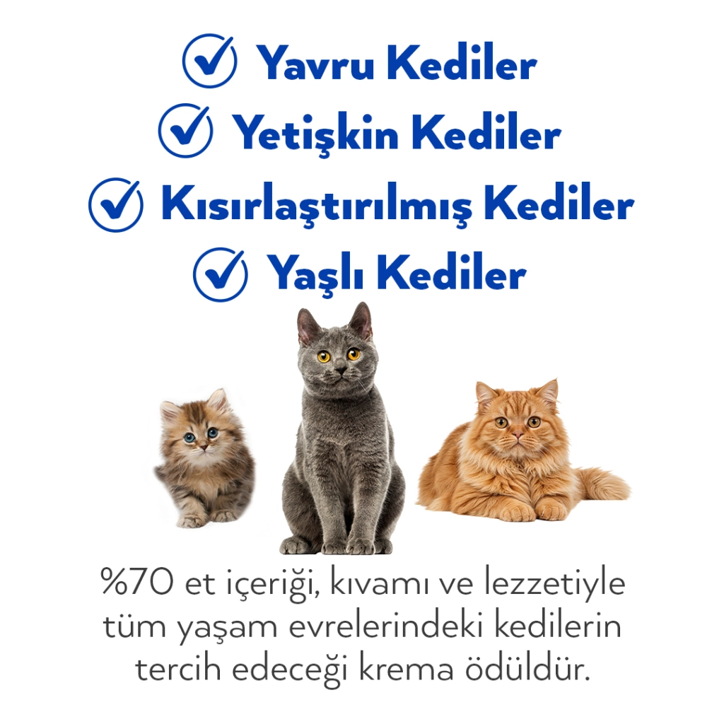Petlebi Somonlu ve Ton Balıklı Krema Kedi Ödül Maması 14gr (20 Adet) — görsel 5