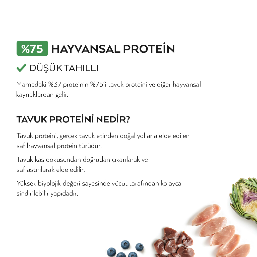 Petlebi Tavuklu Kısırlaştırılmış Kedi Maması 2kg — görsel 3