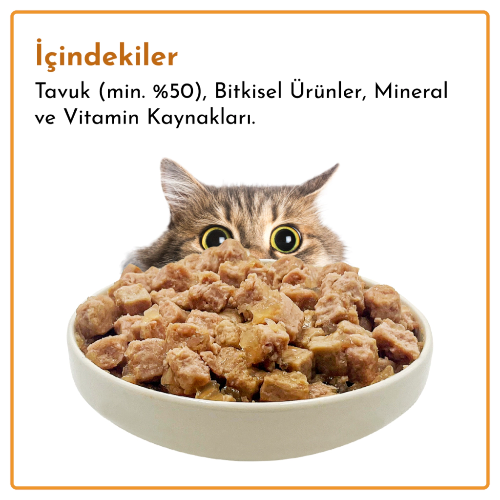 Rimba Sos İçinde Parçalı Tavuklu Kedi Konservesi 400gr — görsel 5