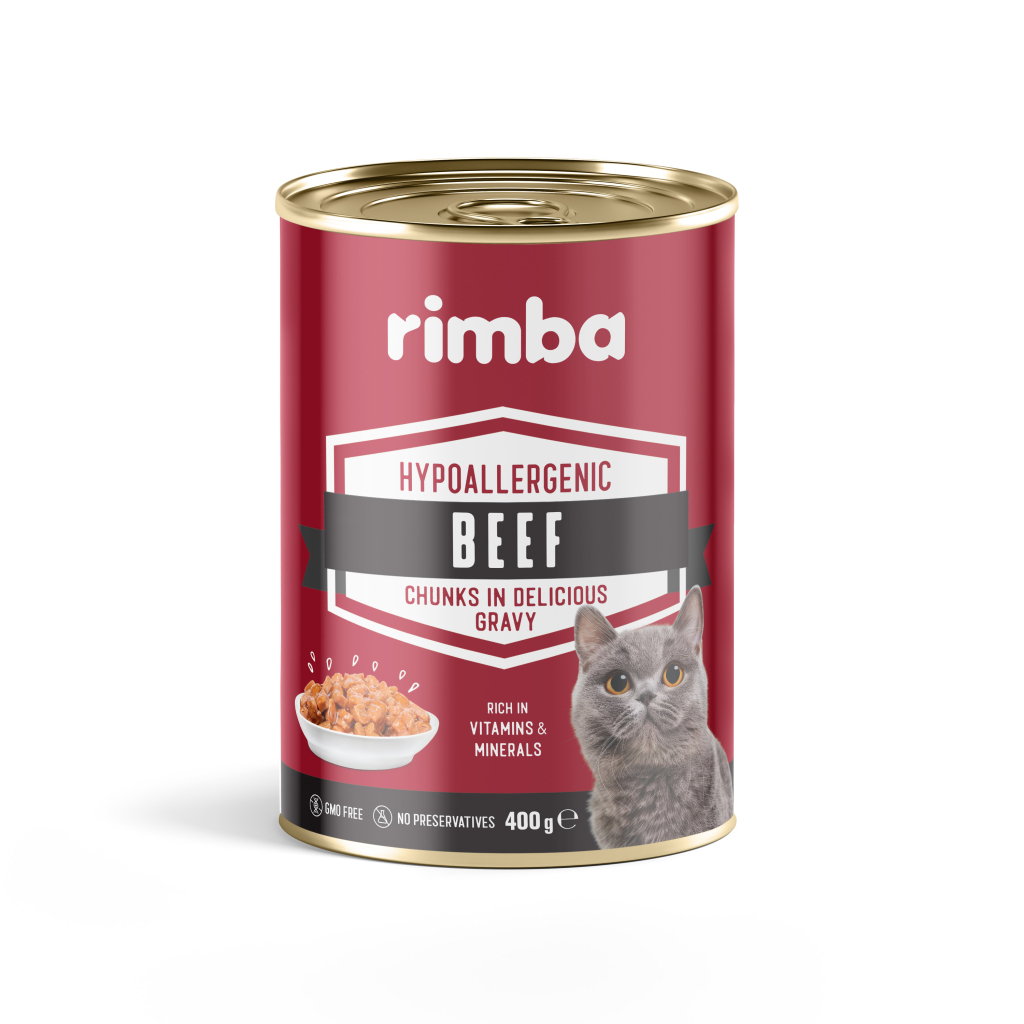 Rimba Sos İçinde Parçalı Sığırlı Kedi Konservesi 400gr — görsel 3