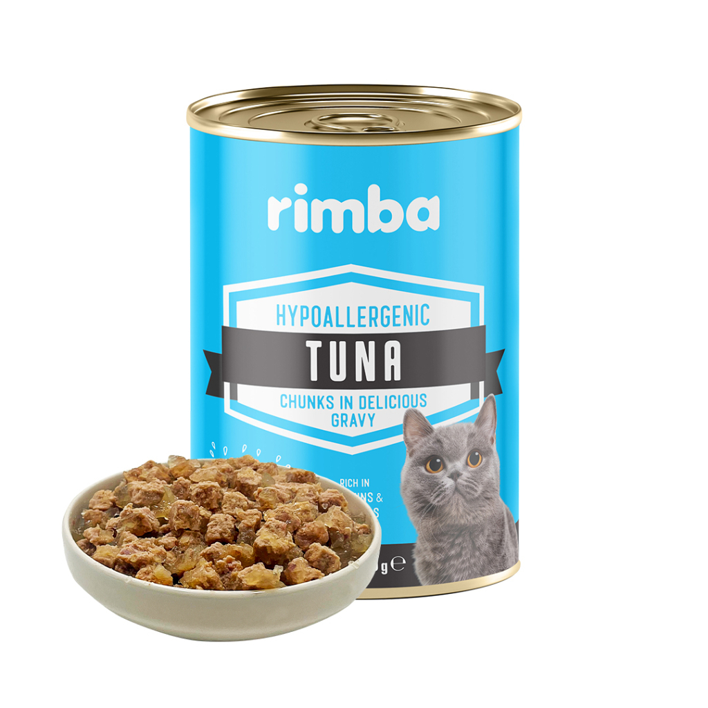 Rimba Sos İçinde Parçalı Ton Balıklı Kedi Konservesi 400gr