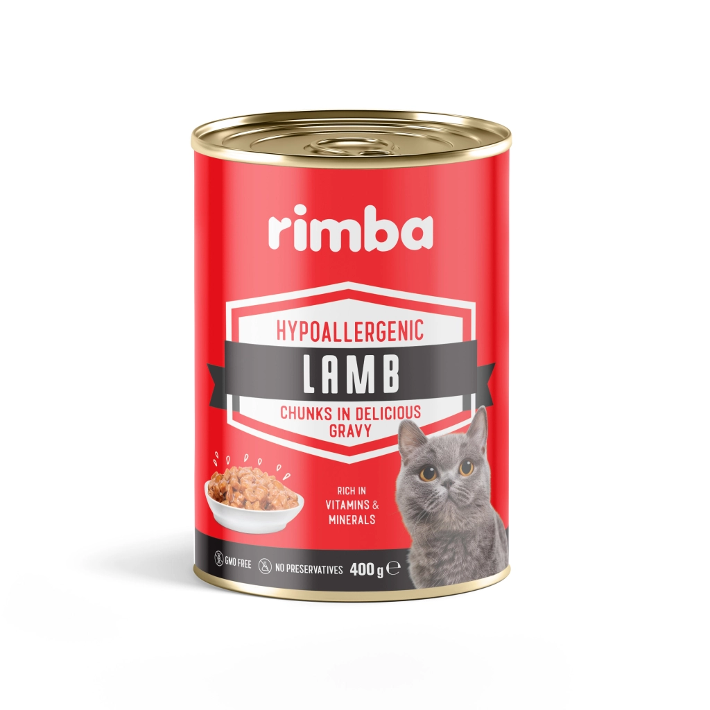 Rimba Sos İçinde Parçalı Kuzulu Kedi Konservesi 400gr — görsel 3