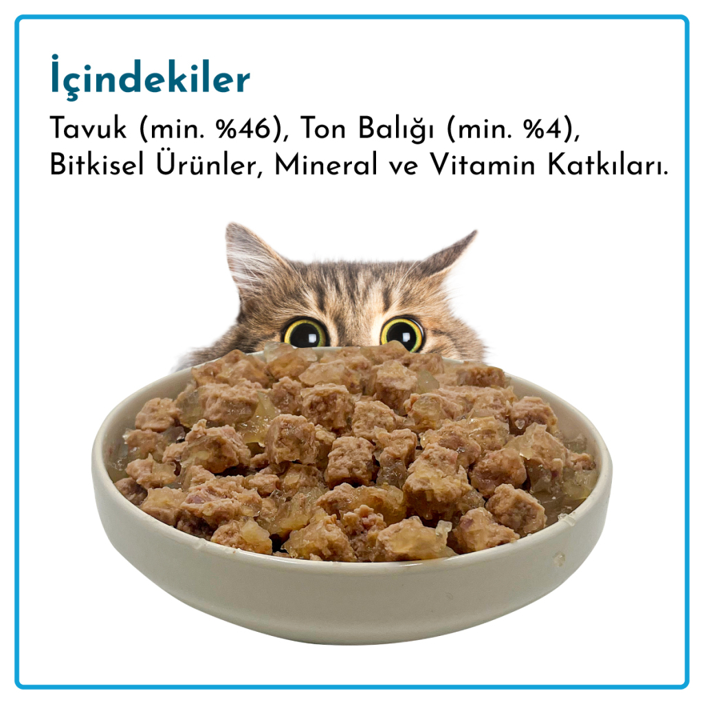Rimba Sos İçinde Parçalı Ton Balıklı Kedi Konservesi 400gr — görsel 5