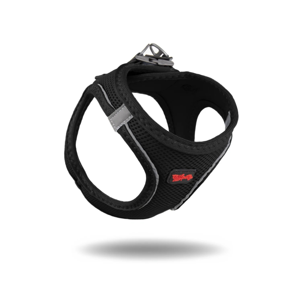 Tailpetz Air-Mesh Küçük Irk Köpek Göğüs Tasması 44-48cm (Siyah) [M]