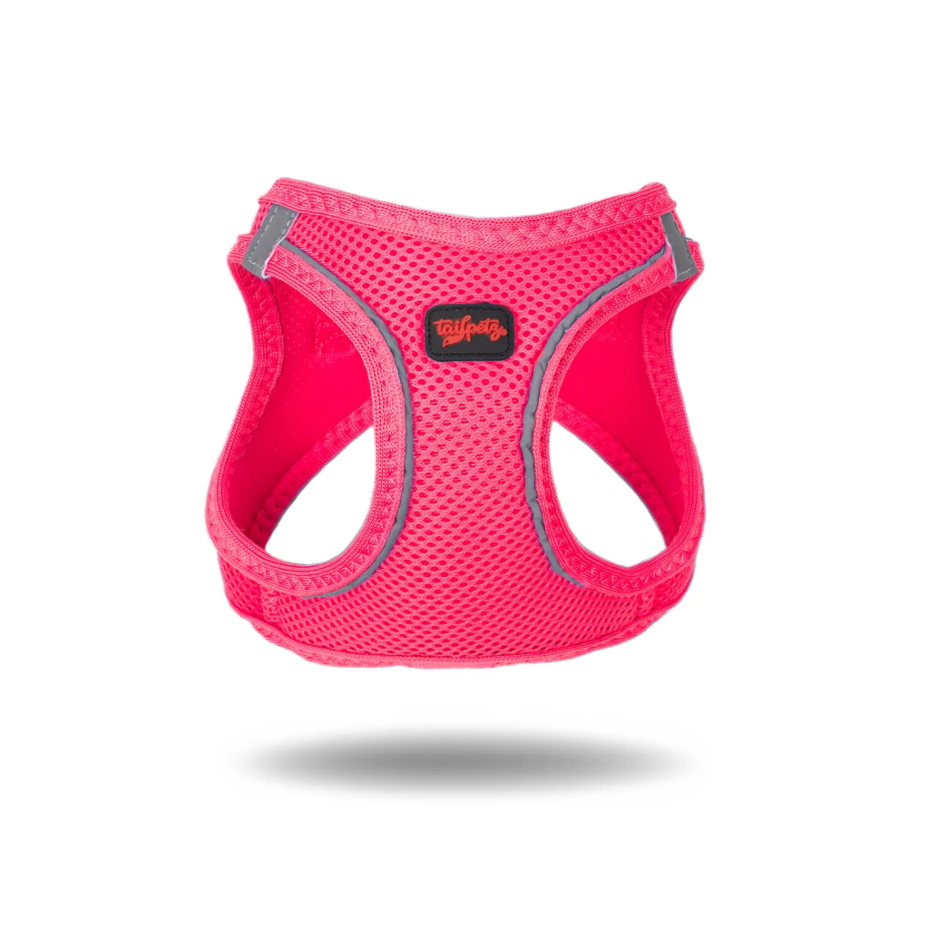 Tailpetz Air-Mesh Küçük Irk Köpek Göğüs Tasması 44-48cm (Neon Pembe) [M] — görsel 4