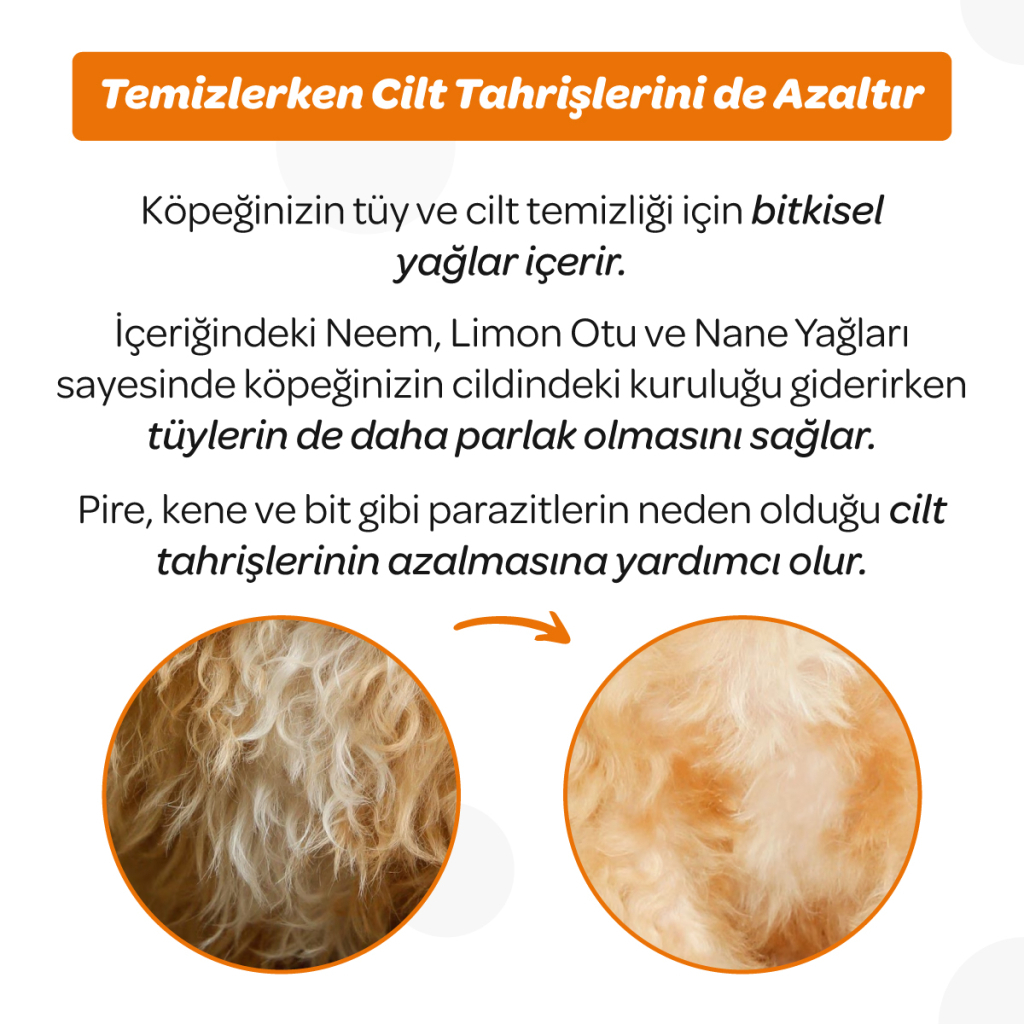 Vet's Plus Herbal Shield Cilt ve Tüy Bakımı için Köpek Şampuanı 250ml — görsel 4