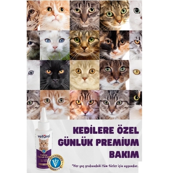 Veturel Kediler İçin Yara Akne ve Yüz Bakım Solüsyonu 100ml — görsel 5