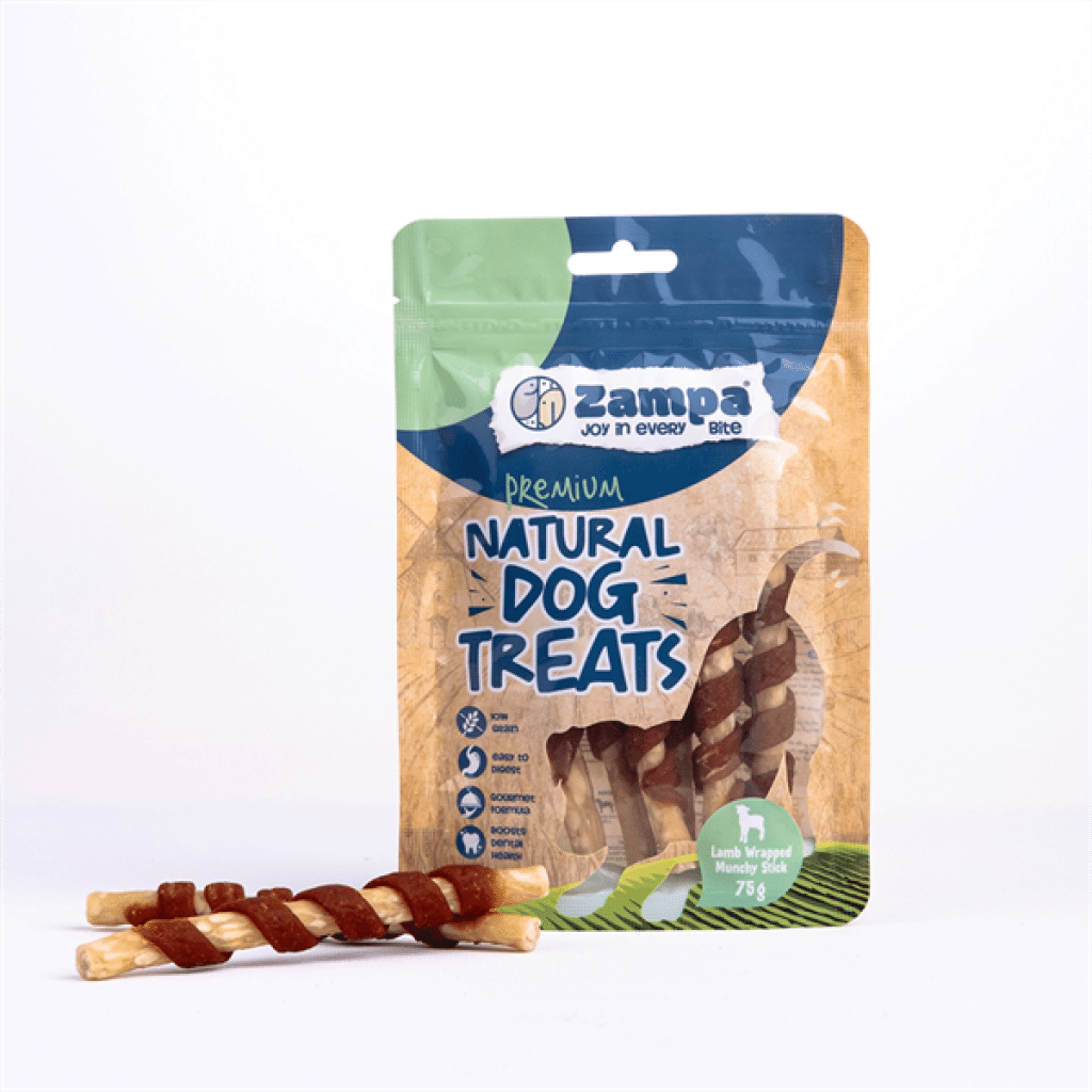 Zampa Kuzulu Sargılı Köpek Ödül Çubuğu 75gr